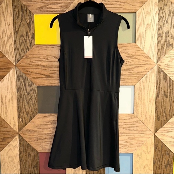 NWT Calia Golf Dress Women’s Black Sleeveless Athletic Stretch Mini Size S - Picture 4 of 7